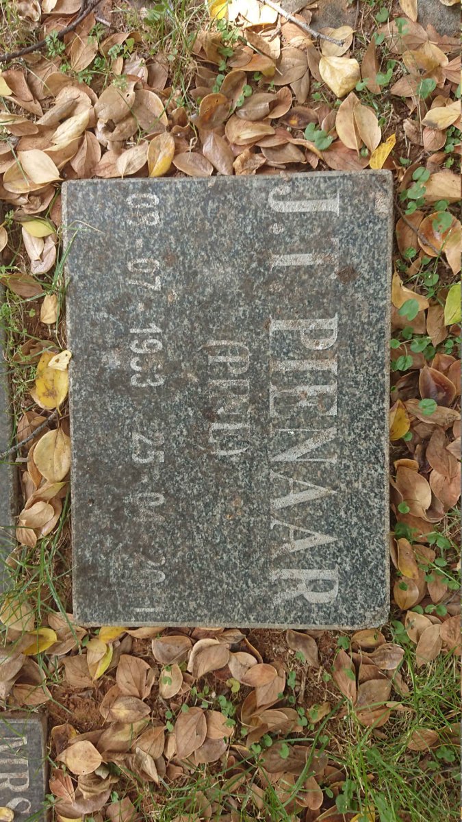 PIENAAR J.T. 1953-20?1