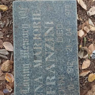FRANZINI Zena Marjorie 1912-1979