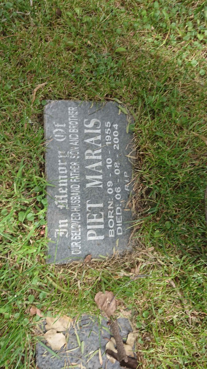 MARAIS Piet 1955-2004