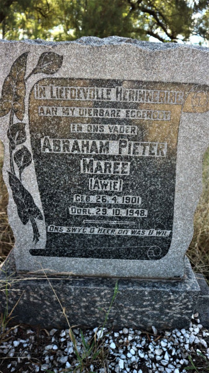 MAREE Abraham Pieter 1901-1948