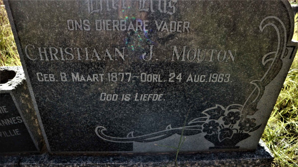 MOUTON Christiaan J. 1877-1963