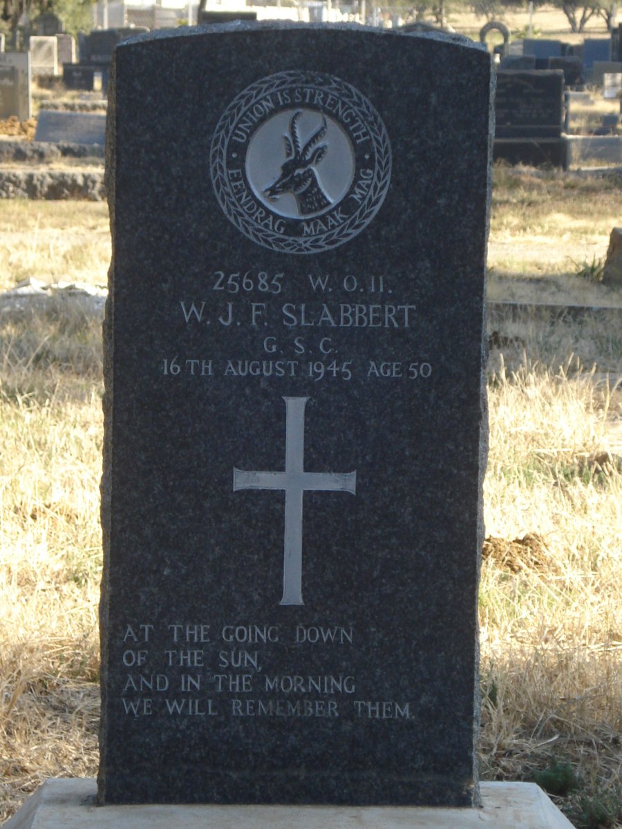 SLABBERT W.J.F. -1945