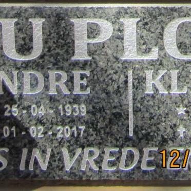 PLOOY Andre, du 1939-2017 &amp; Kleintjie 1936-2017