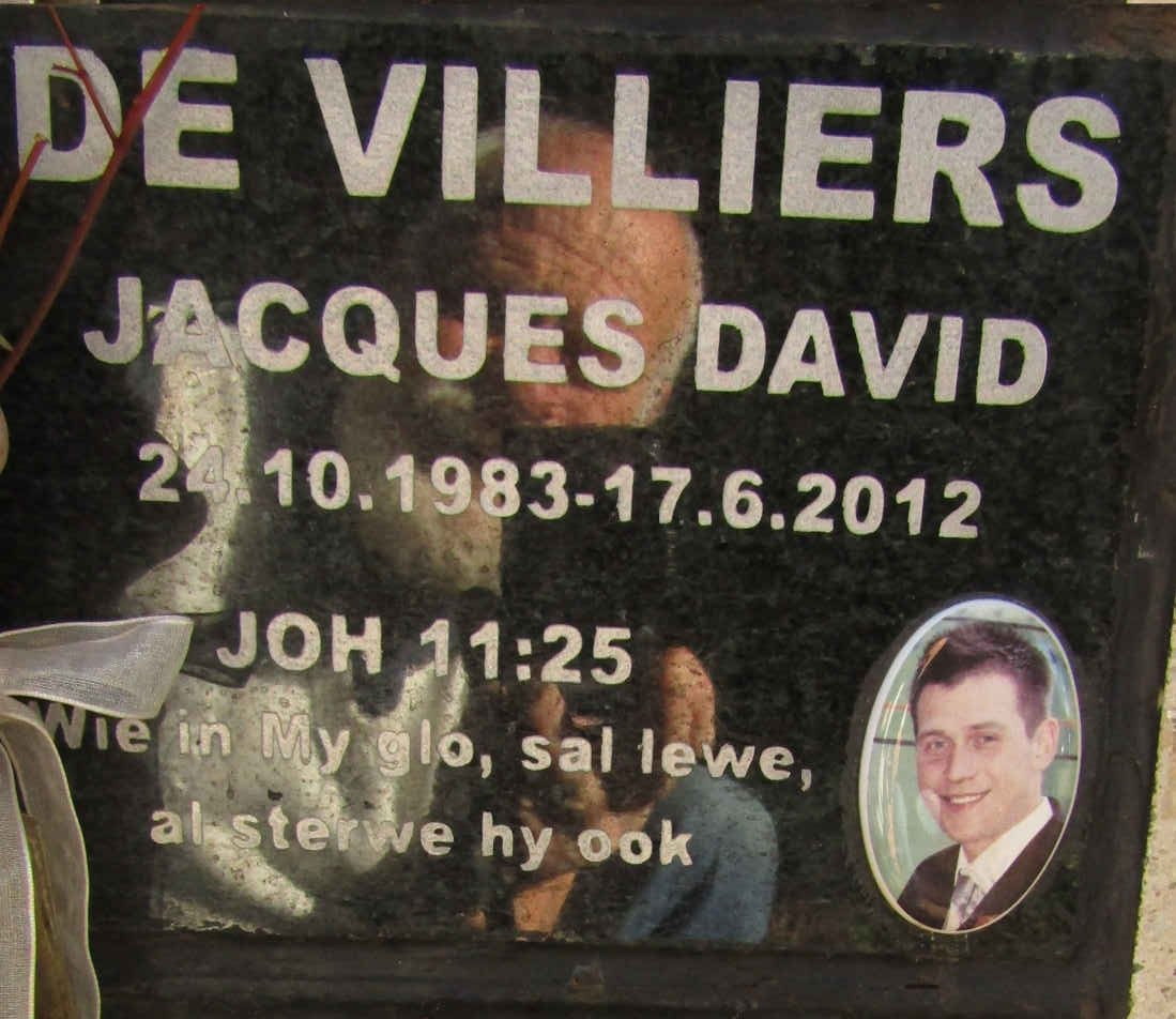 VILLIERS Jacques David, de 1983-2012