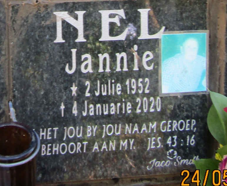 NEL Jannie 1954-2020