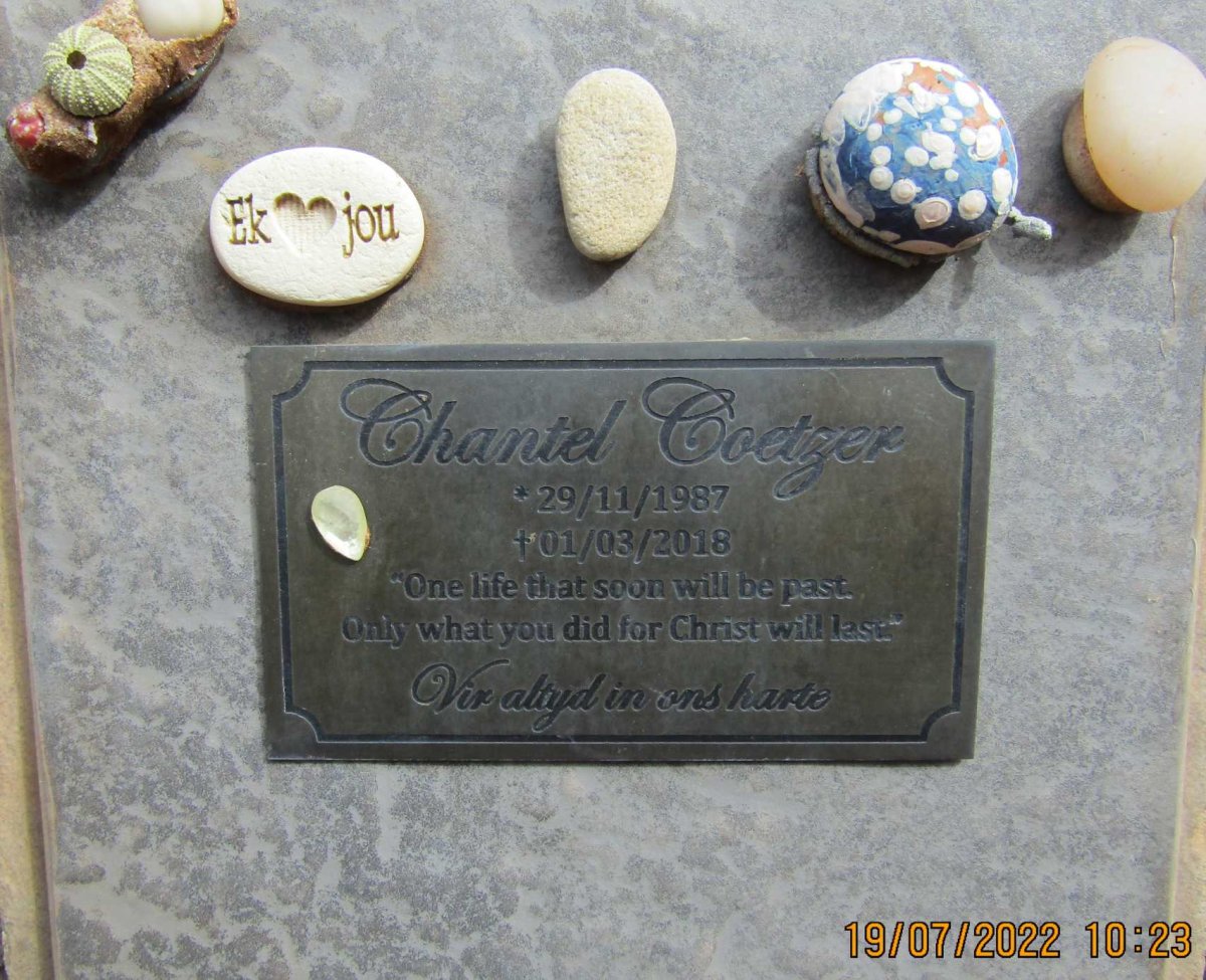 COETZER Chantel 1987-2018