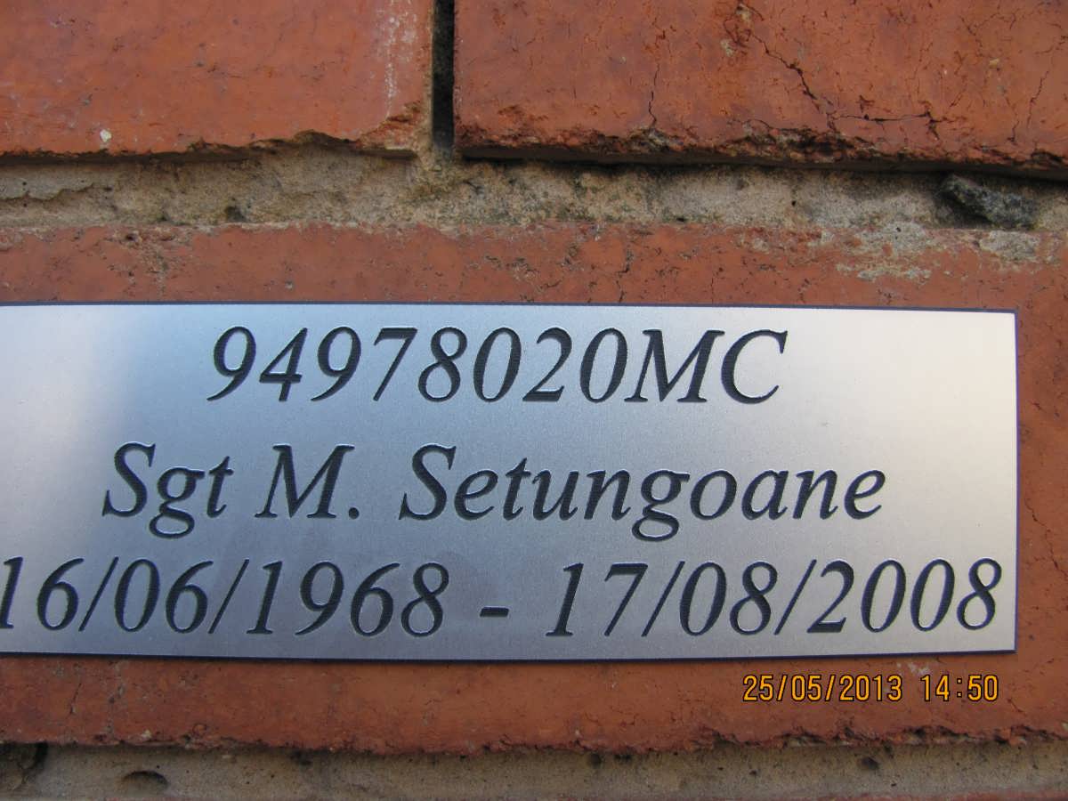 SETUNGOANE M. 1968-2008
