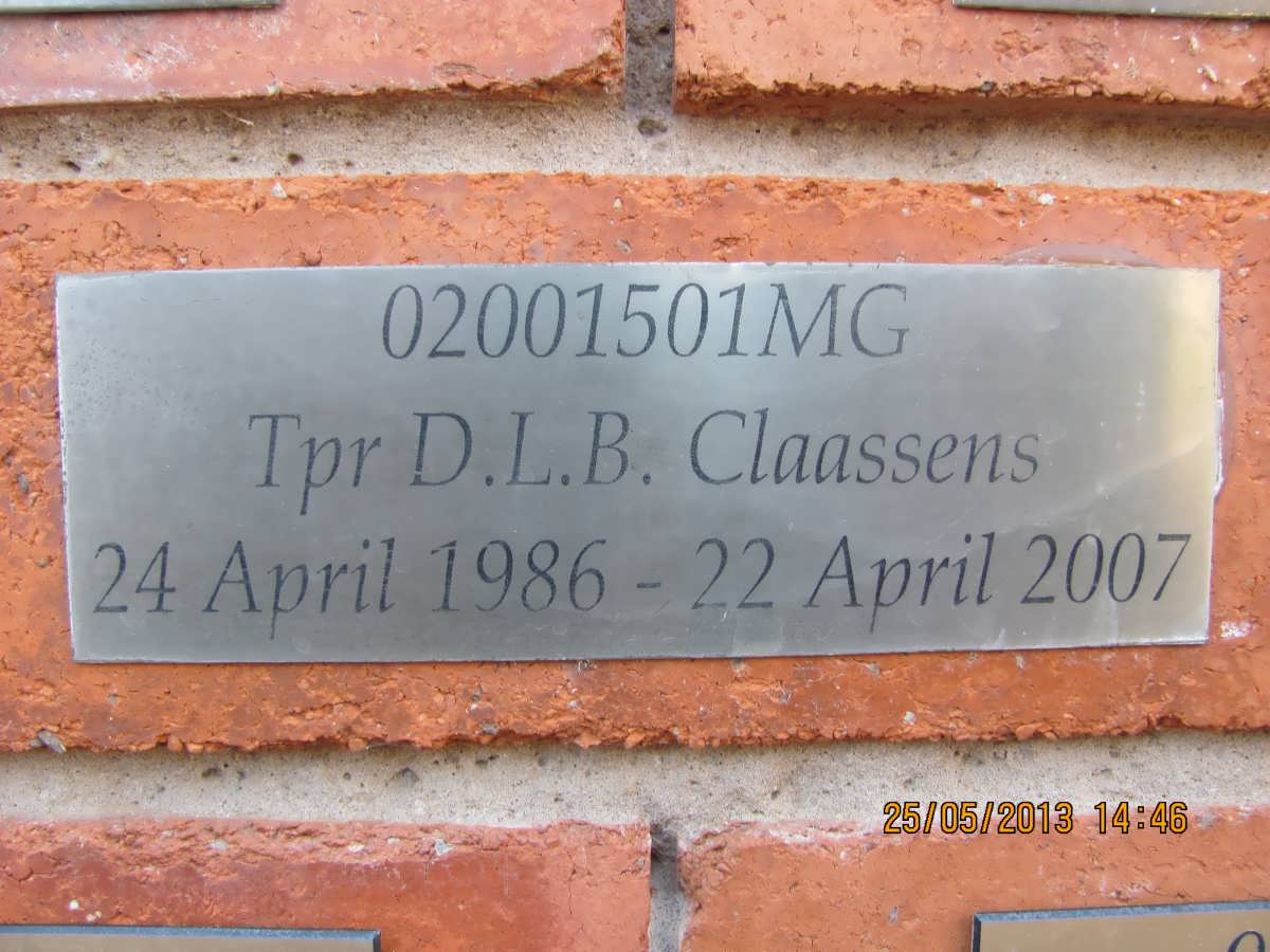 CLAASSENS D.L.B. 1986-2007
