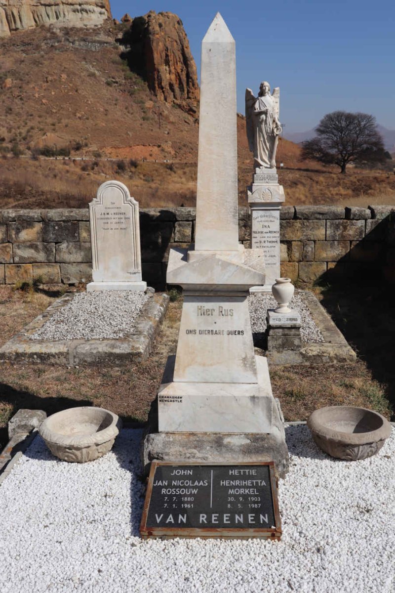 REENEN Jan Nicolaas Rossouw, van 1880-1961 &amp; Henrihetta MORKEL 1903-1987