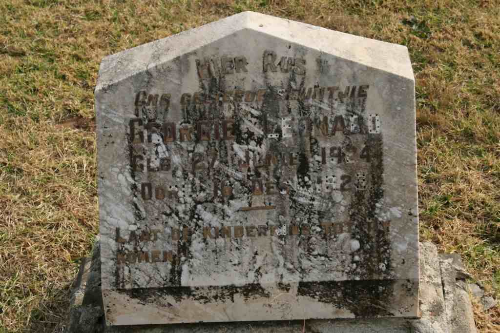 LEONARD Georgie 1924-1925