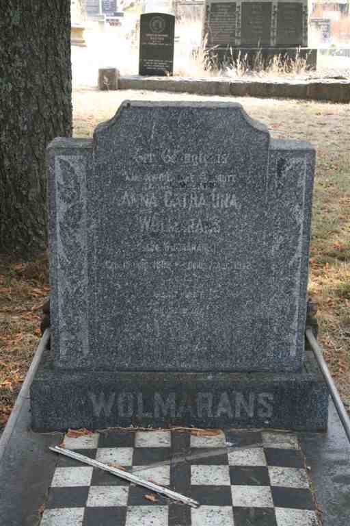 WOLMARANS Anna Catharina nee WOLMARANS 18??-194?