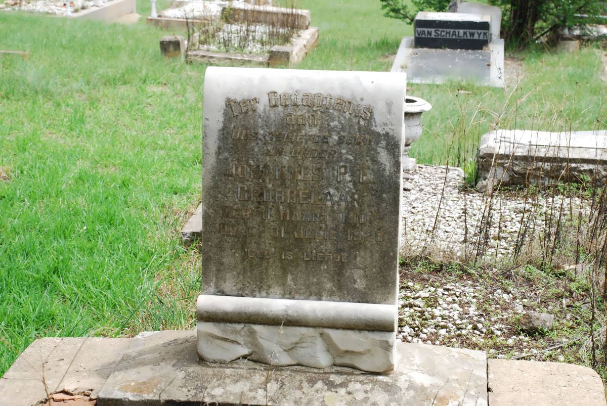 GROBBELAAR Johannes P.E. 1910-1928