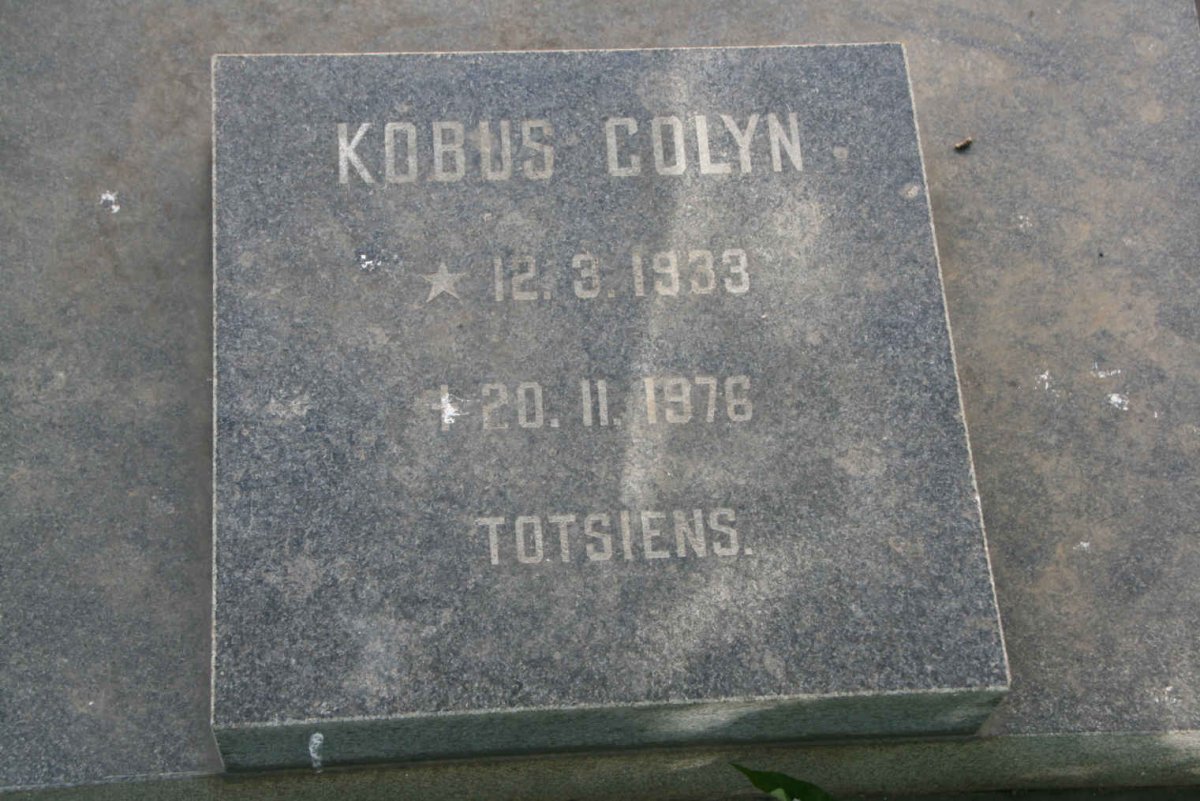 COLYN Kobus 1933-1976