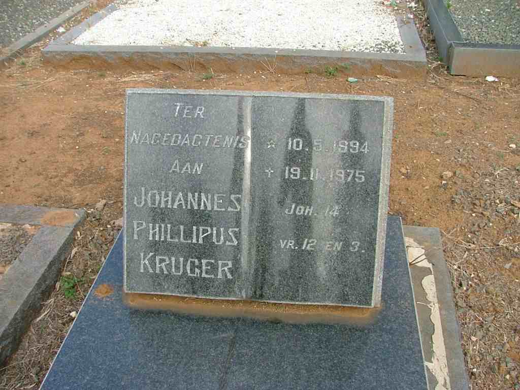 KRUGER Johannes Phillipus 1894-1975