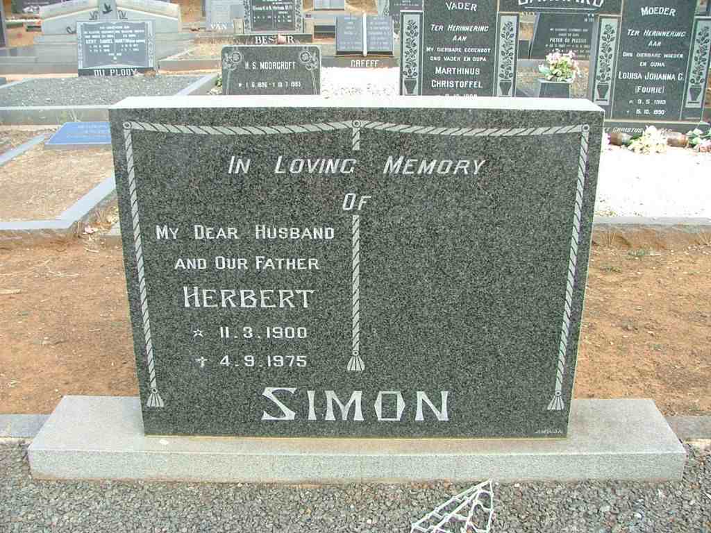 SIMON Herbert 1900-1975