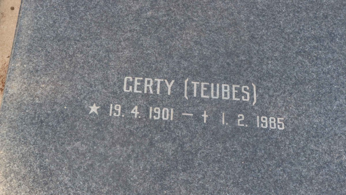 TEUBES Gerty 1901-1985