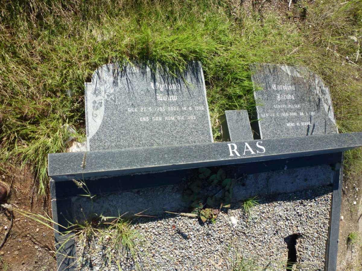 RAS Wynand Louw 1905-1986 &amp; Carolina Jacoba PELSER 1908-1985