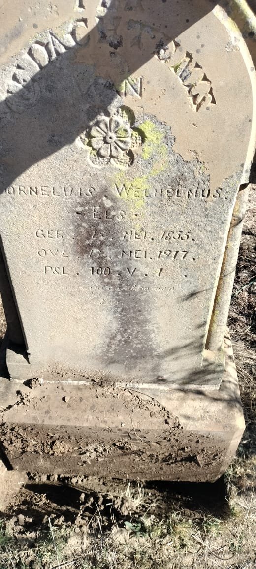 ELS Corneluis Wilhelmus 1835-1917