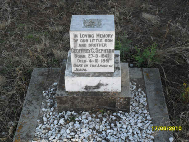 SEPHTON Geoffrey C. 1947-1951