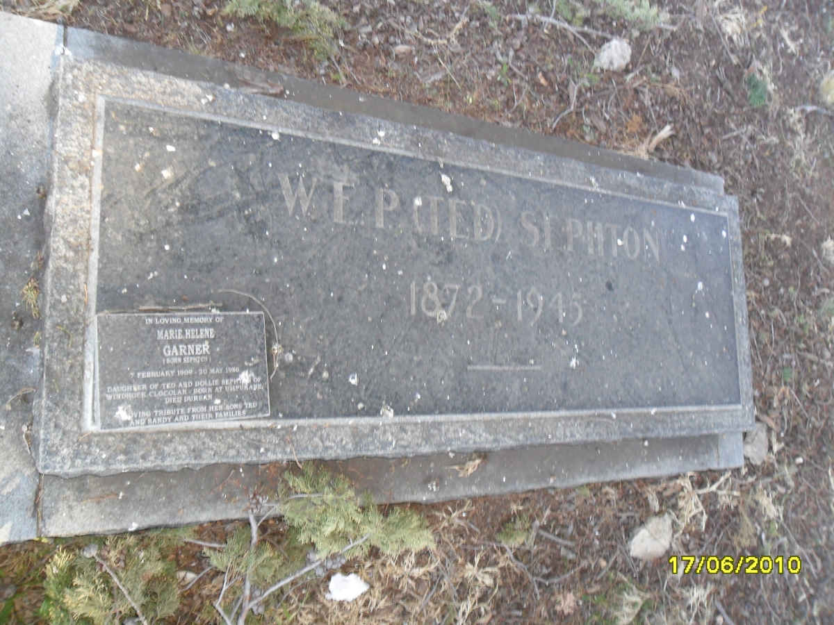 SEPHTON W.E.P. 1872-1945 :: GARNER Marie Helene