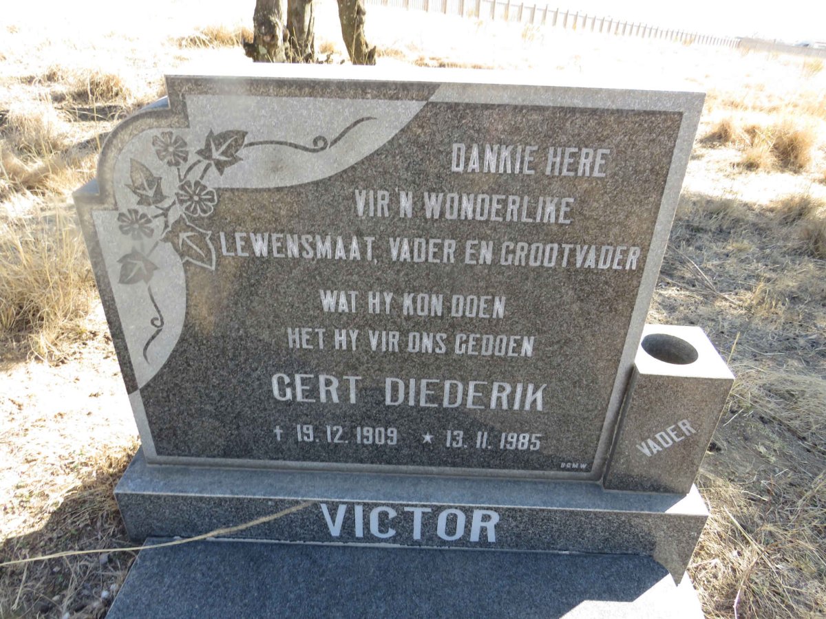 VICTOR Gert Diederik 1909-1985