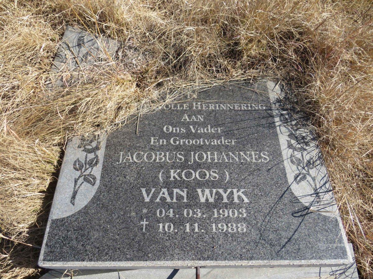 WYK Jacobus Johannes, van 1903-1988