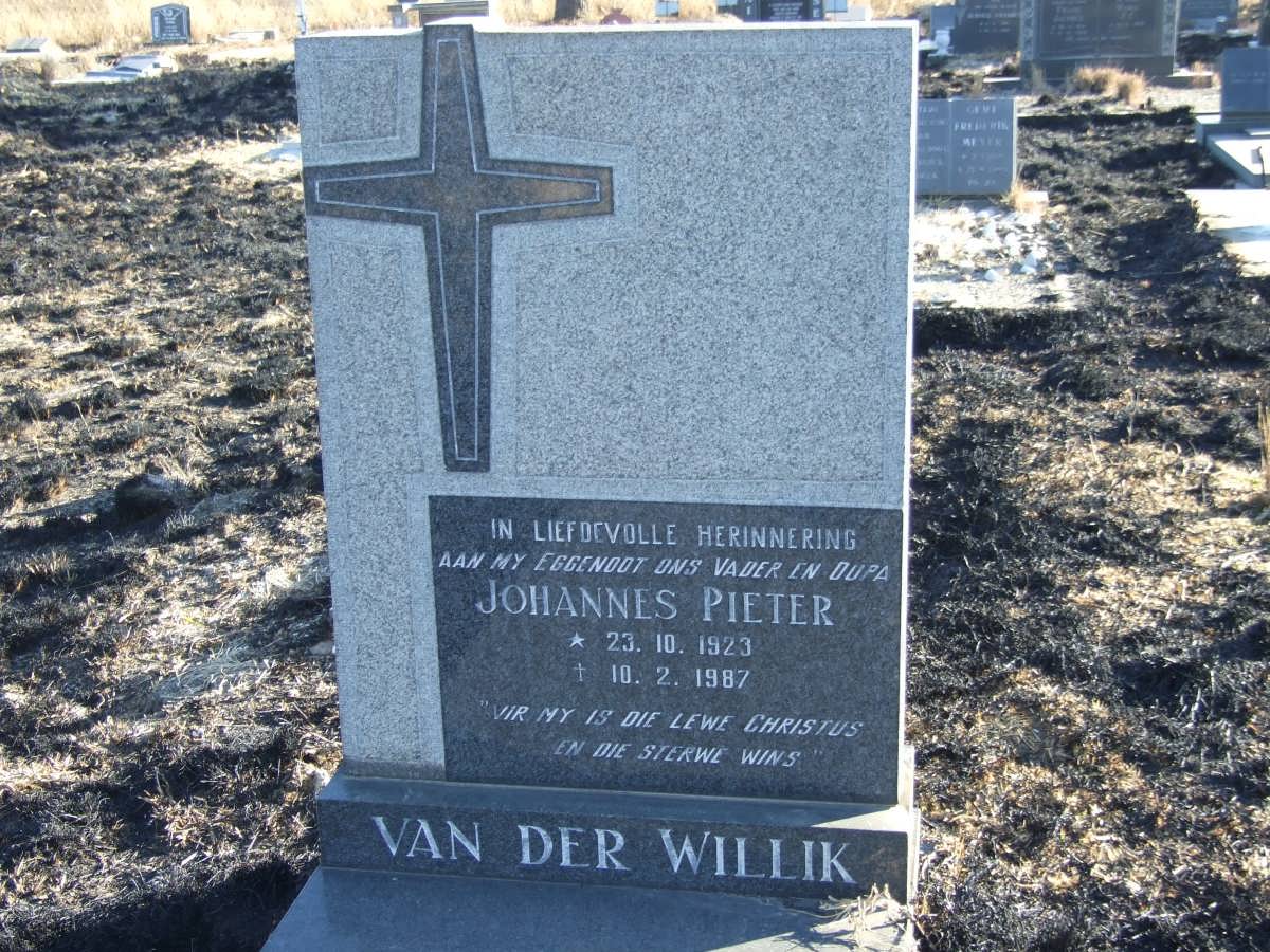 WILLIK Johannes Pieter, van der 1923-1987