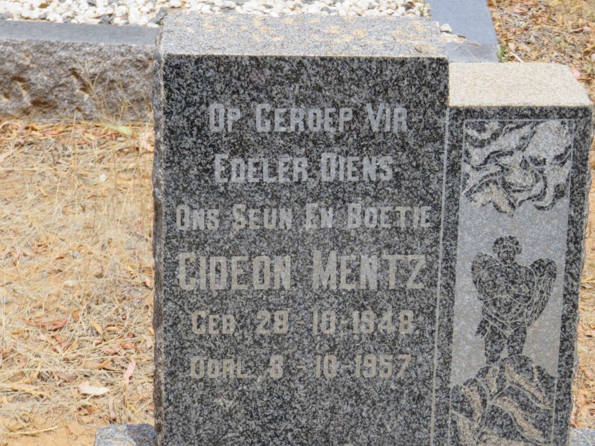 MENTZ Gideon 1948-1957