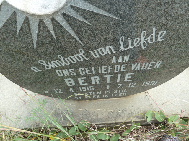 ? Bertie 1915-1991