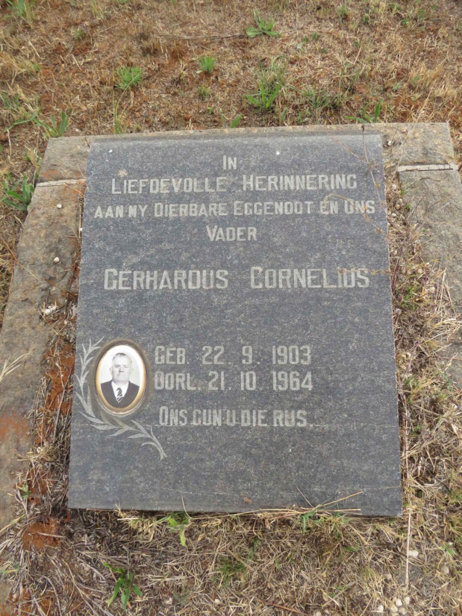 ? Gerhardus Cornelius 1903-1964 