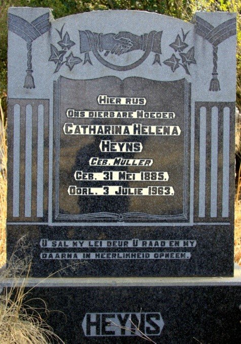 HEYNS Catharina Helena nee MULLER 1885-1963