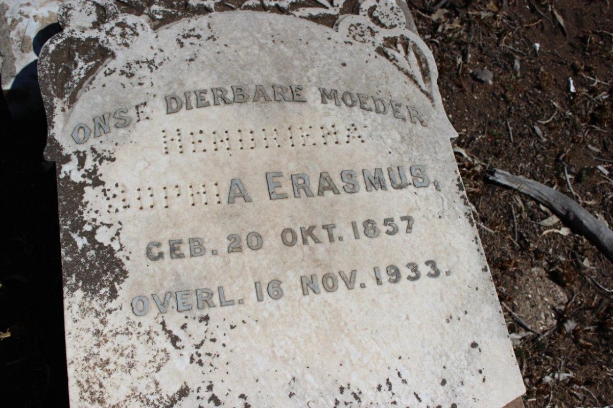 ERASMUS Hendriena Sophia 1857-1933