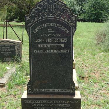HOFMEYR Phoebe nee STROEBEL -1924