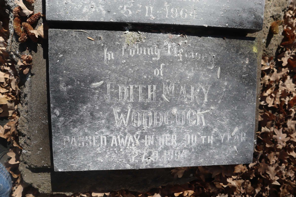 WOODCOCK Edith Mary -1994