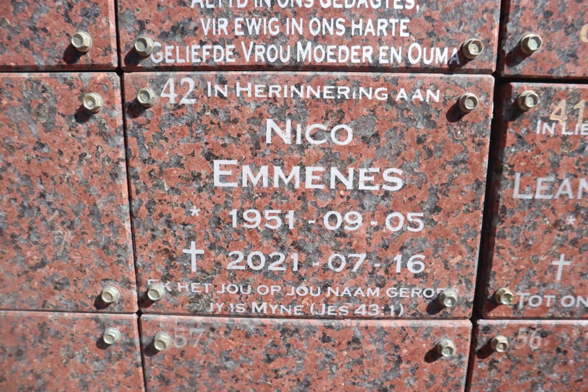EMMENES Nico 1951-2021