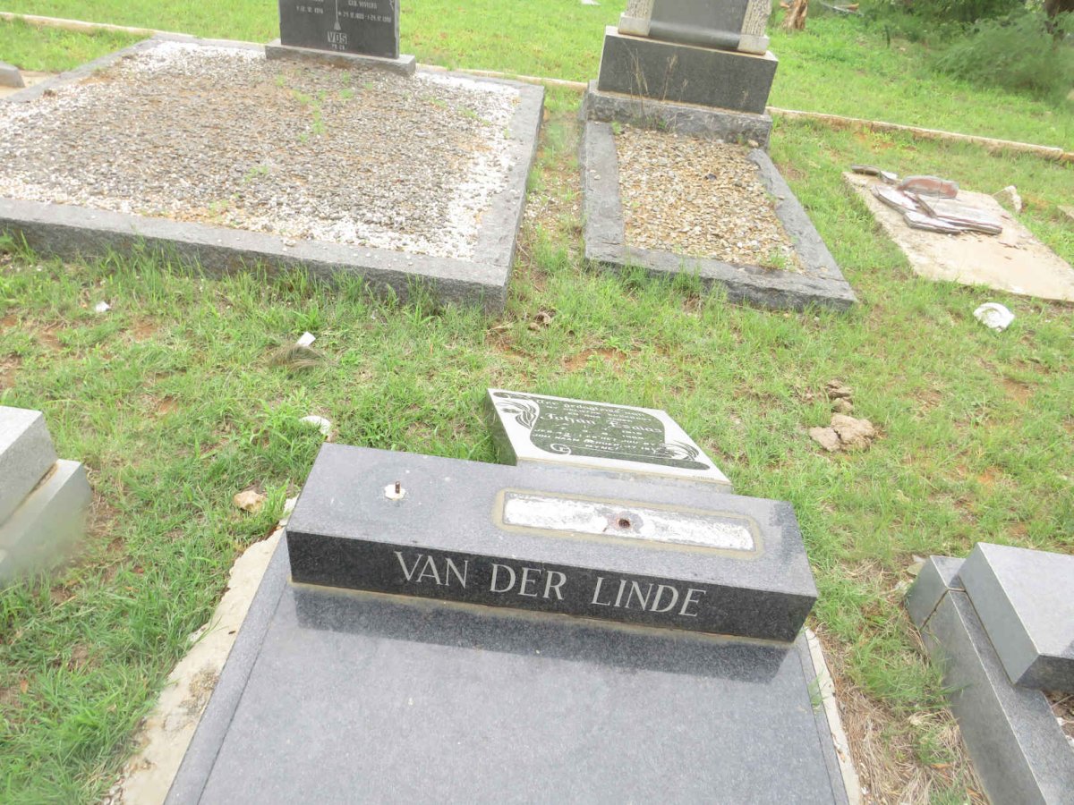 LINDE Johan Esias, van der 1915-1985
