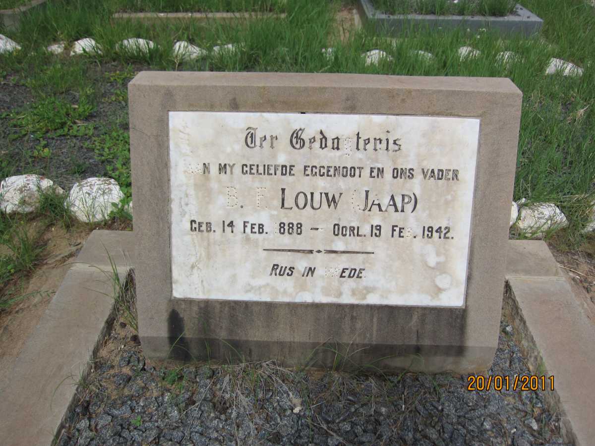 LOUW B.F. 1888-1942