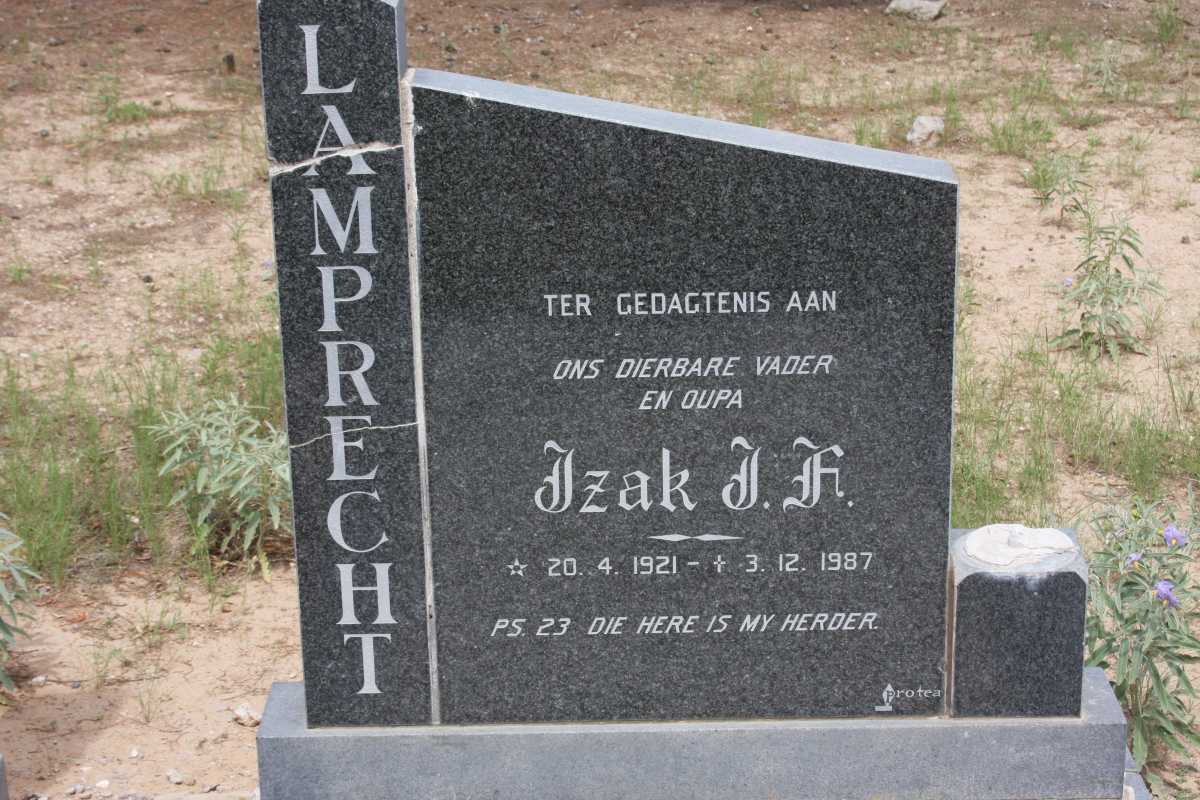 LAMPRECHT Izak J.F. 1921-1987
