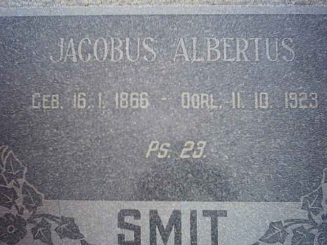 SMIT Jacobus Albertus 1866-1923