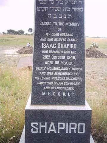SHAPIRO Isaac -1948