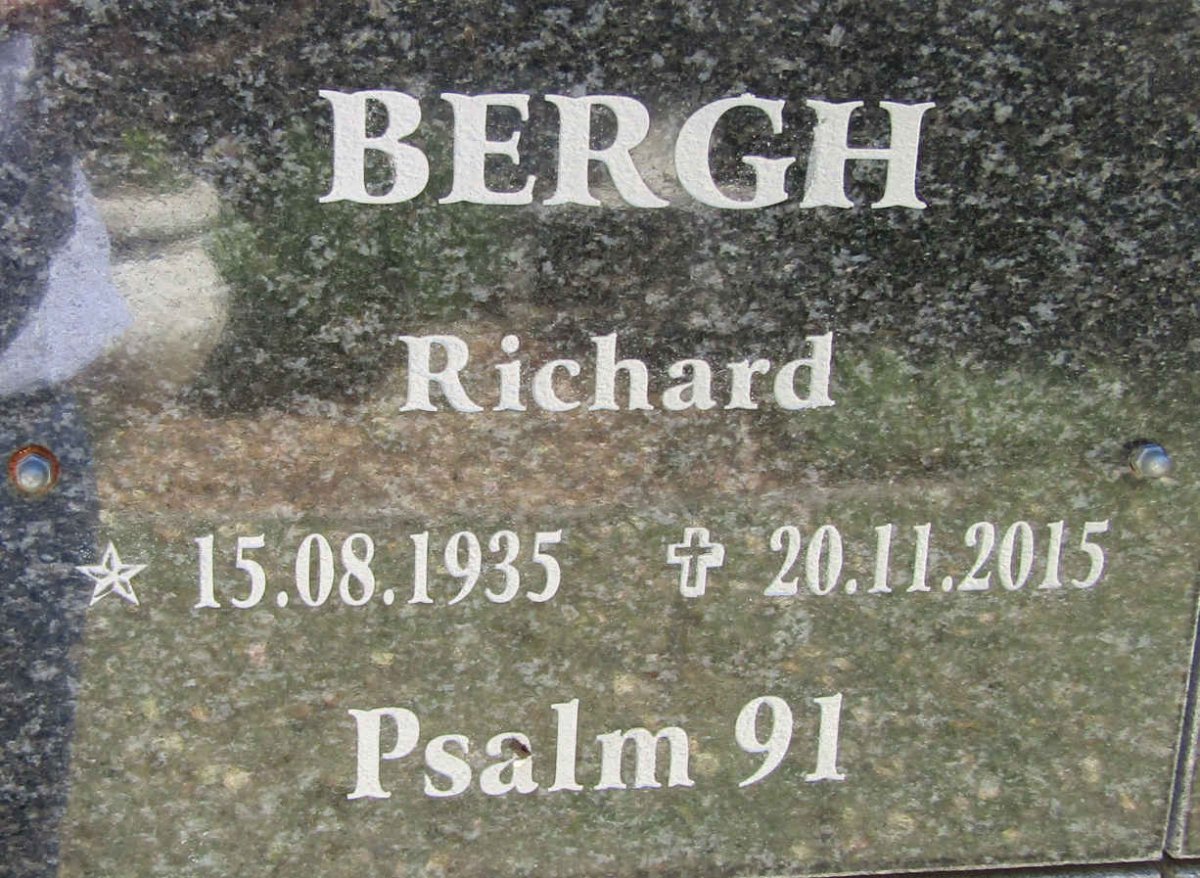 BERGH Richard 1935-2015