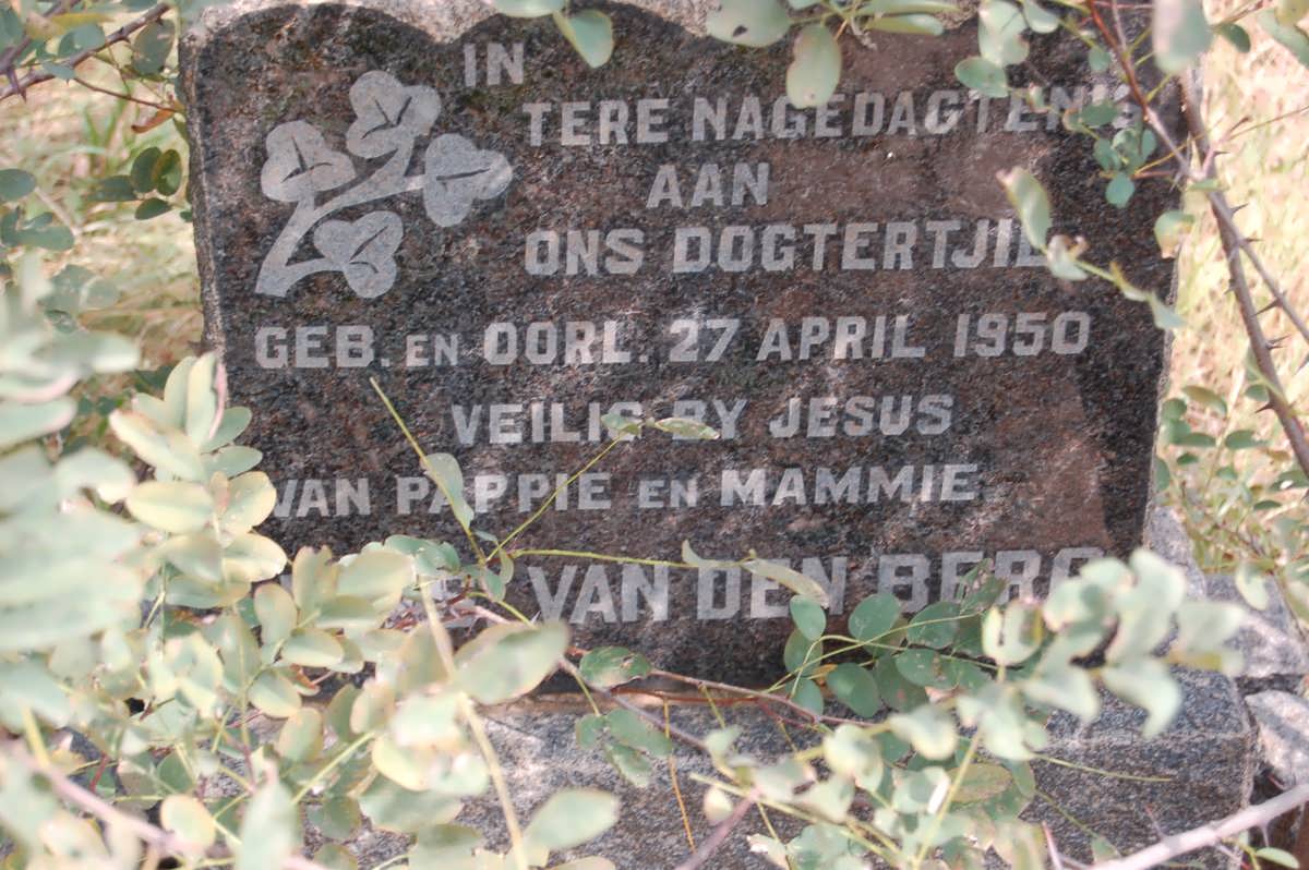 BERG, van den 1950-1950