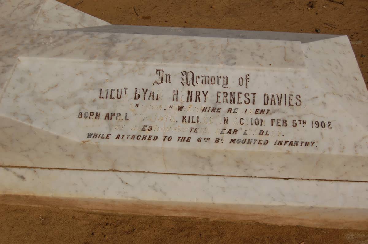 DAVIES Bya? Henry Ernest -1902