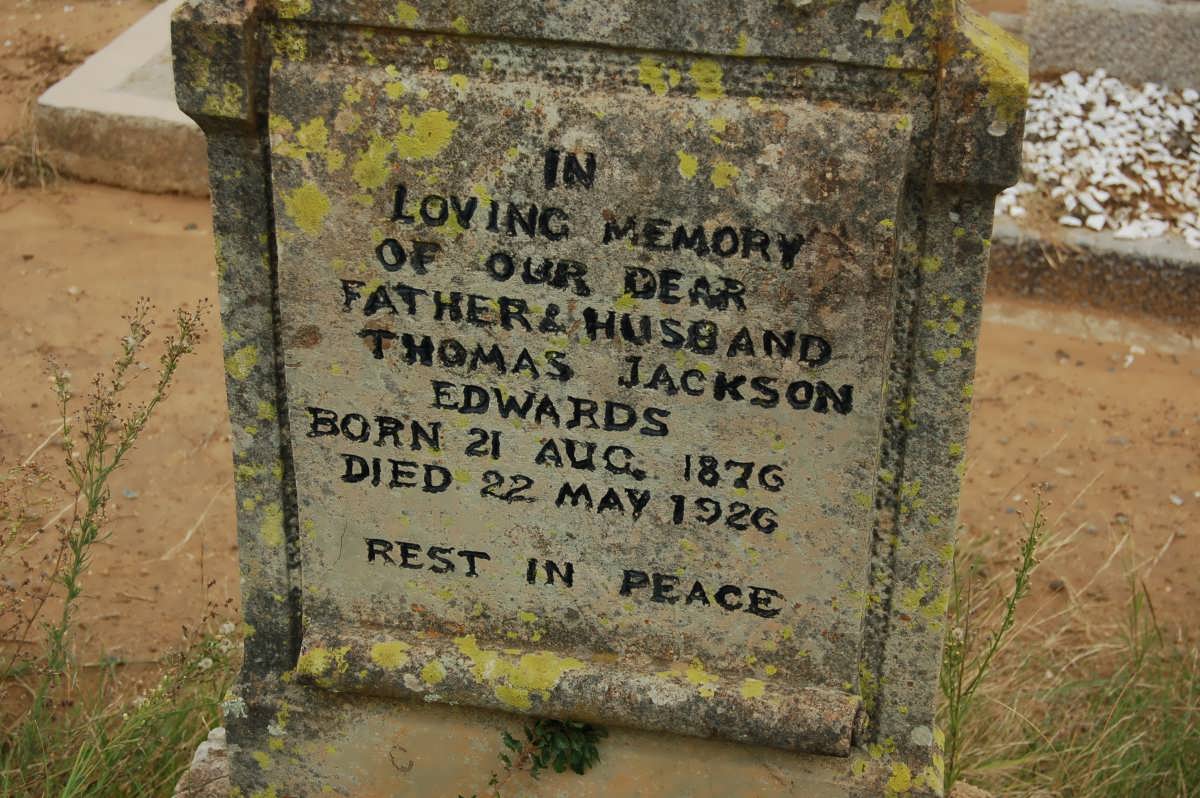 EDWARDS Thomas Jackson 1876-1926