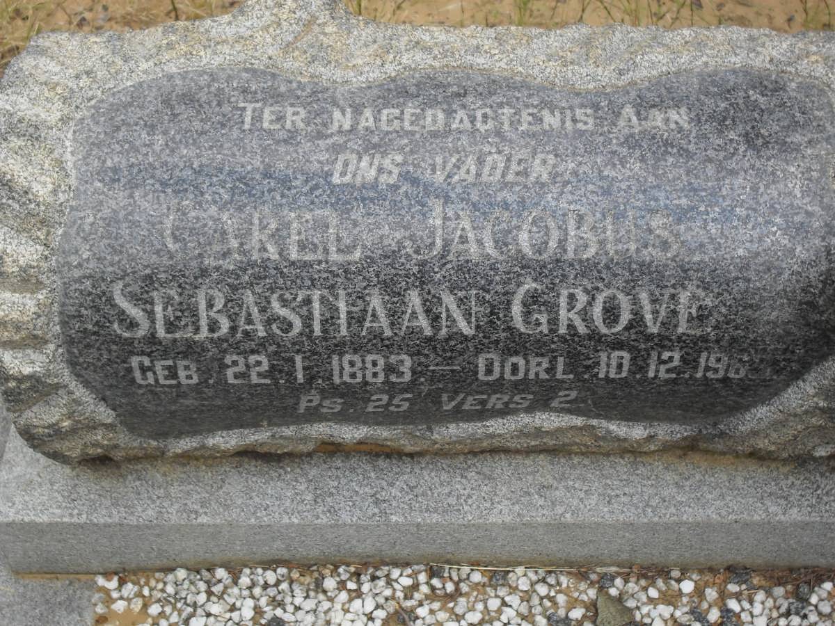 GROVE Carel Jacobus Sebastiaan 1883-196?