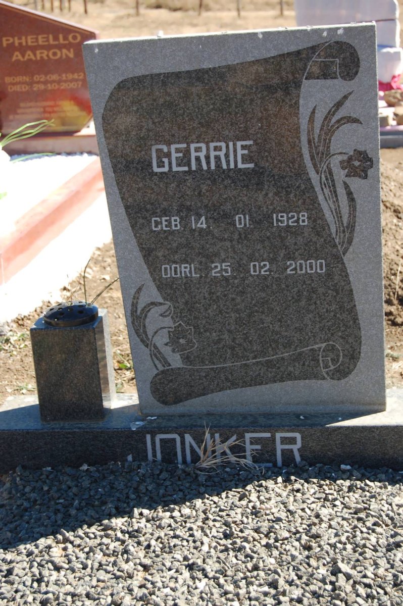 JONKER Gerrie 1928-2000