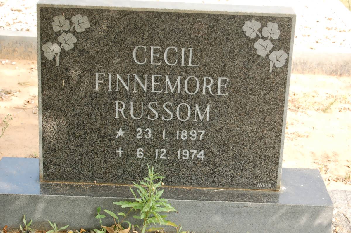 RUSSOM Cecil Finnemore 1897-1974