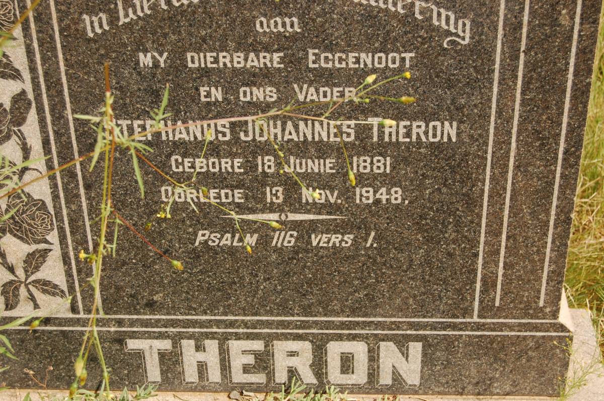 THERON Stephanus Johannes 1881-1948