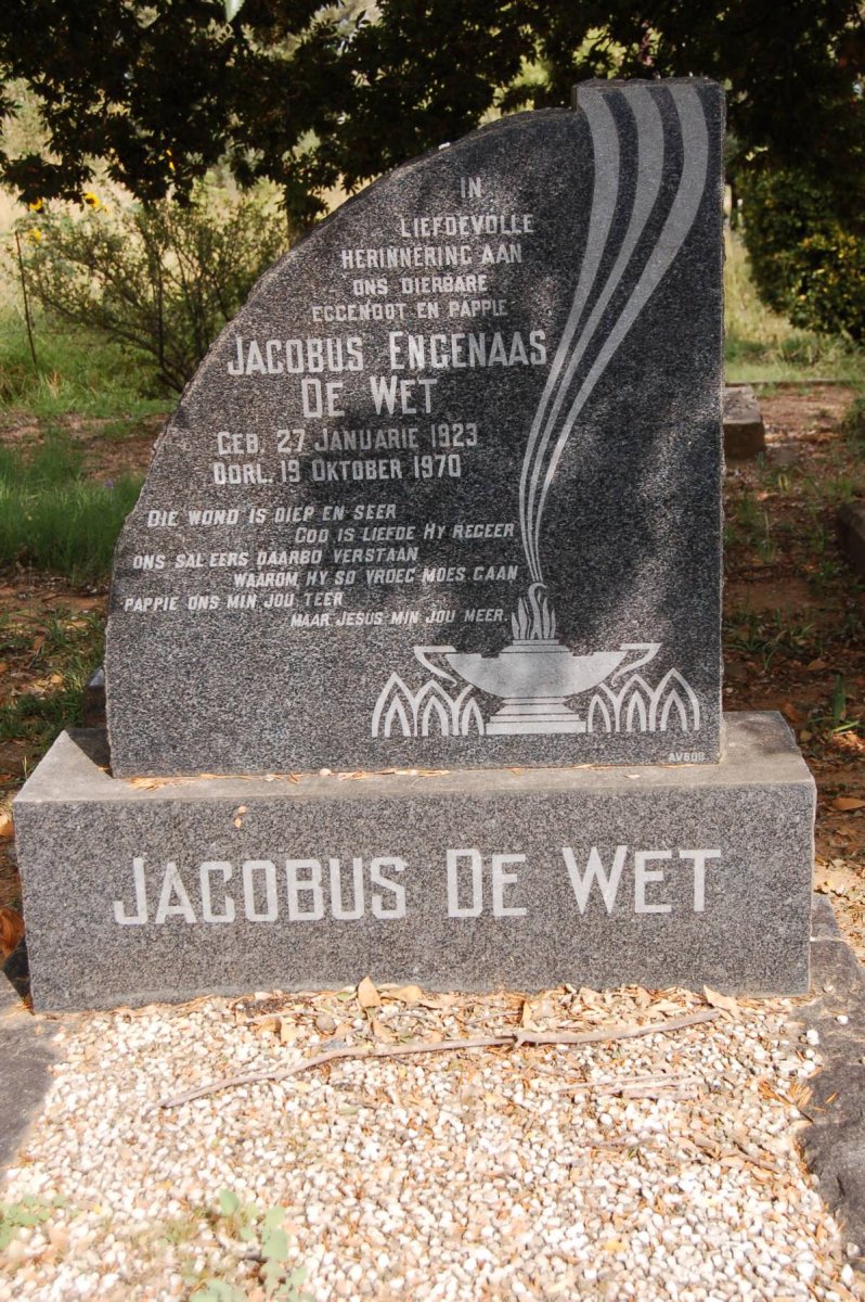 WET Jacobus Engenaas, de 1923-1970