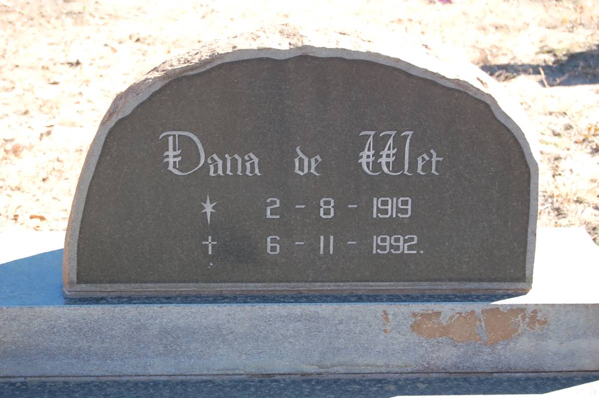 WET Dana, de 1919-1992